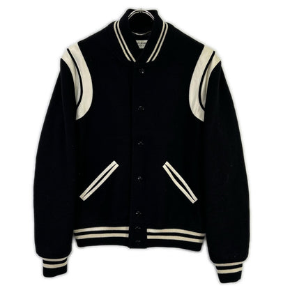 SAINT LAURENT PARIS サンローランパリ 国内正規 354718 レザートリム テディジャケット ジャケット