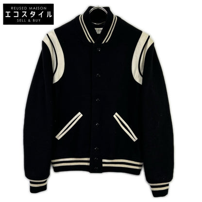SAINT LAURENT PARIS サンローランパリ 国内正規 354718 レザートリム テディジャケット ジャケット