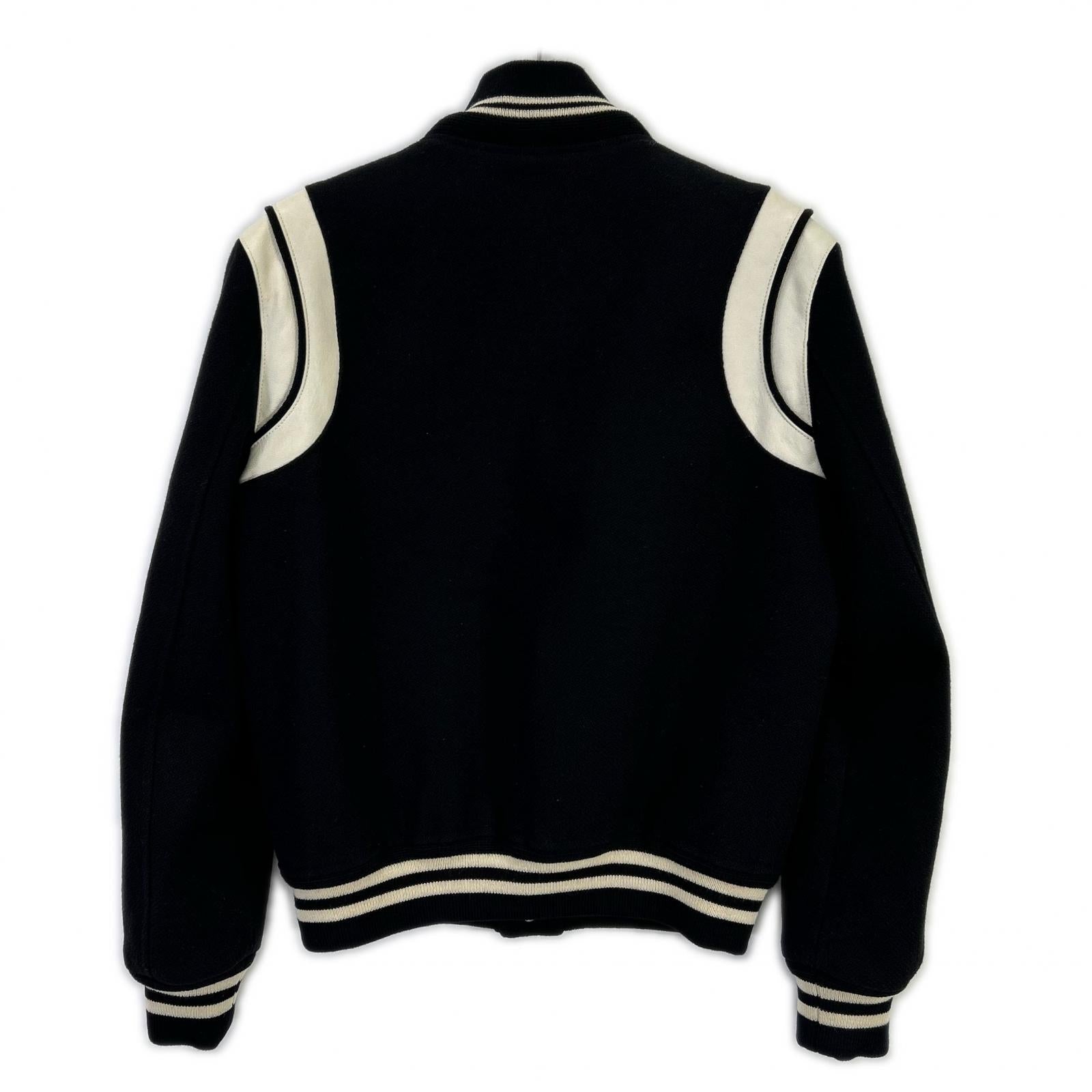 SAINT LAURENT PARIS サンローランパリ 国内正規 354718 レザートリム テディジャケット ジャケット