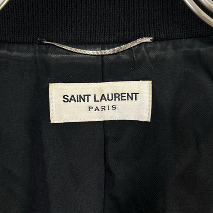 SAINT LAURENT PARIS サンローランパリ 国内正規 354718 レザートリム テディジャケット ジャケット
