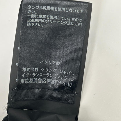 SAINT LAURENT PARIS サンローランパリ 国内正規 354718 レザートリム テディジャケット ジャケット