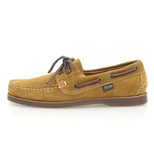 Paraboot パラブーツ 新品同様 BARTH スエード デッキシューズ メンズ ブラウン 6 1/2 780525 シューズ