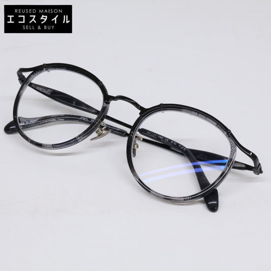 yohjiyamamoto ヨウジヤマモト 【美品】19-0062-2 度入りレンズ ボストンシェイプ アイウェア 眼鏡