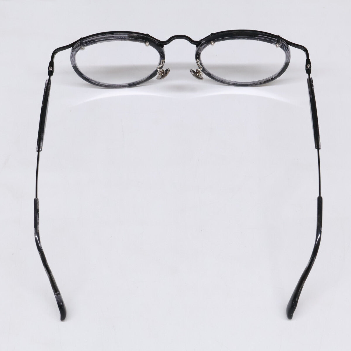 yohjiyamamoto ヨウジヤマモト 【美品】19-0062-2 度入りレンズ ボストンシェイプ アイウェア 眼鏡