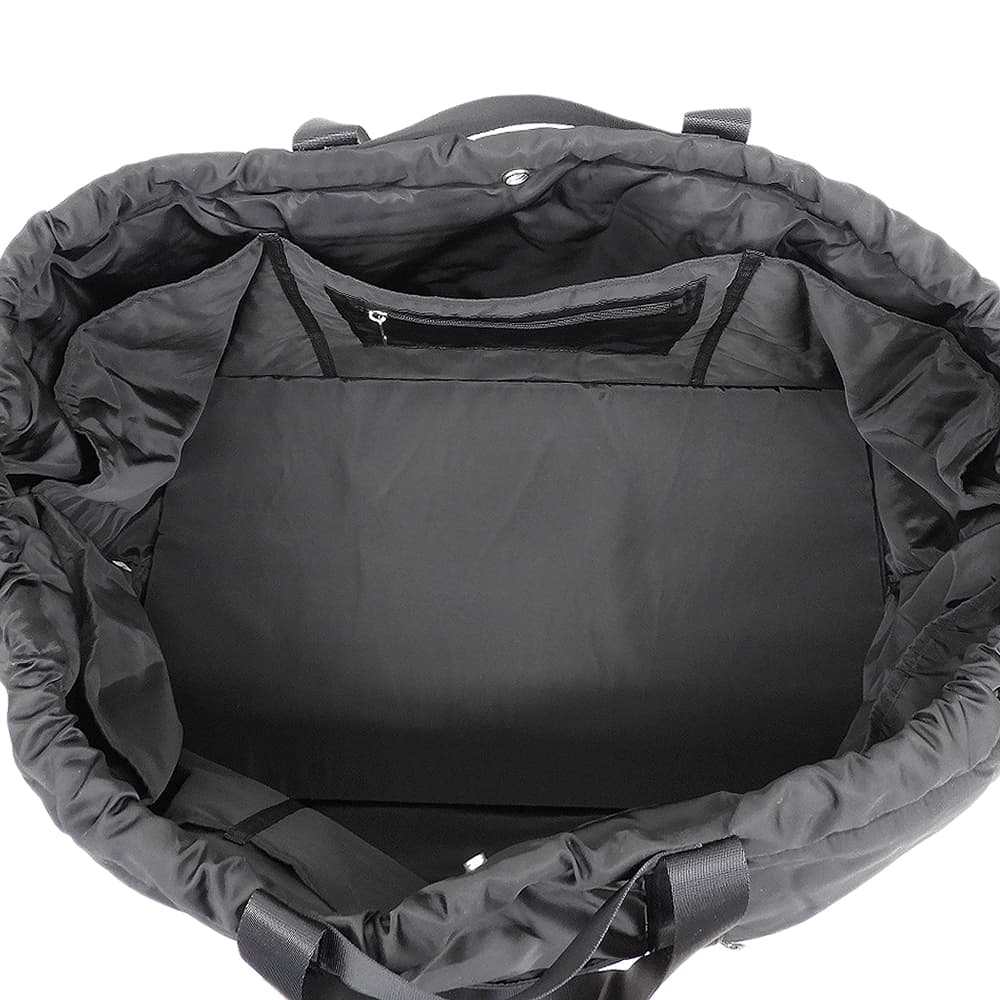yosemite ヨセミテ 美品 DRAWSTRING TOTE L ナイロン トートバッグ メンズ 黒 ブラック トートバッグ