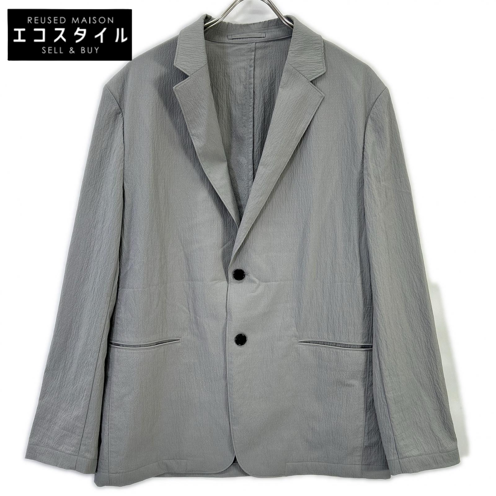 Theory Gray 5204000 25SS Seersucker 2B Tailored Jacket Jacket
