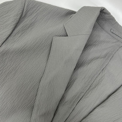 Theory Gray 5204000 25SS Seersucker 2B Tailored Jacket Jacket
