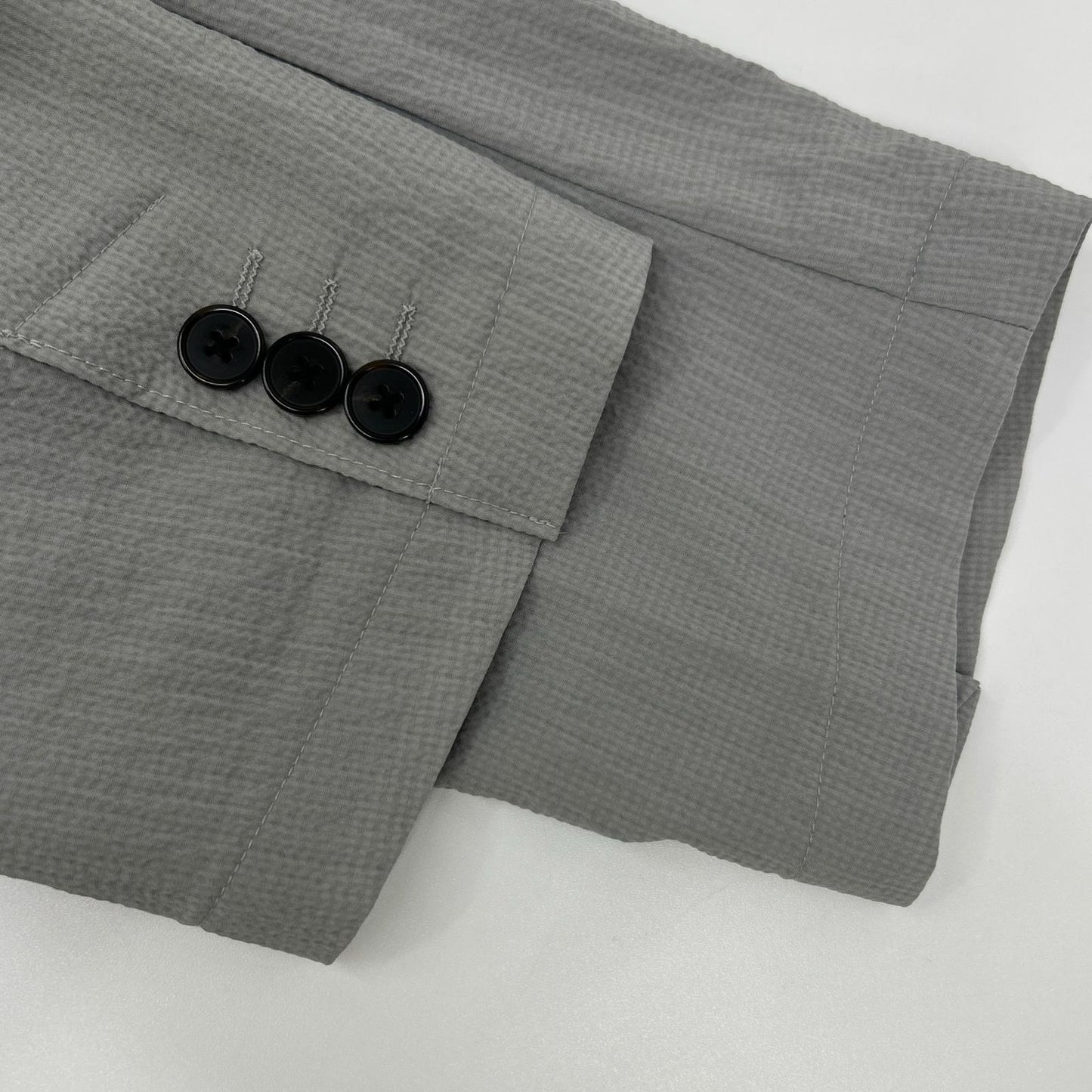 Theory Gray 5204000 25SS Seersucker 2B Tailored Jacket Jacket