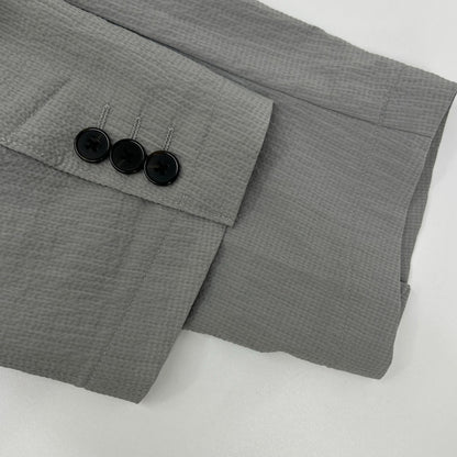 Theory Gray 5204000 25SS Seersucker 2B Tailored Jacket Jacket