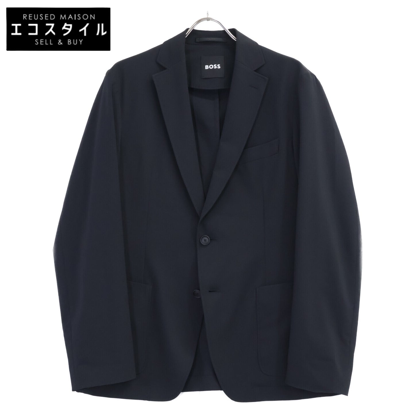 BOSS ボス ブラック 50521592 スリムフィットジャケット リンクルレジスタント ジャケット