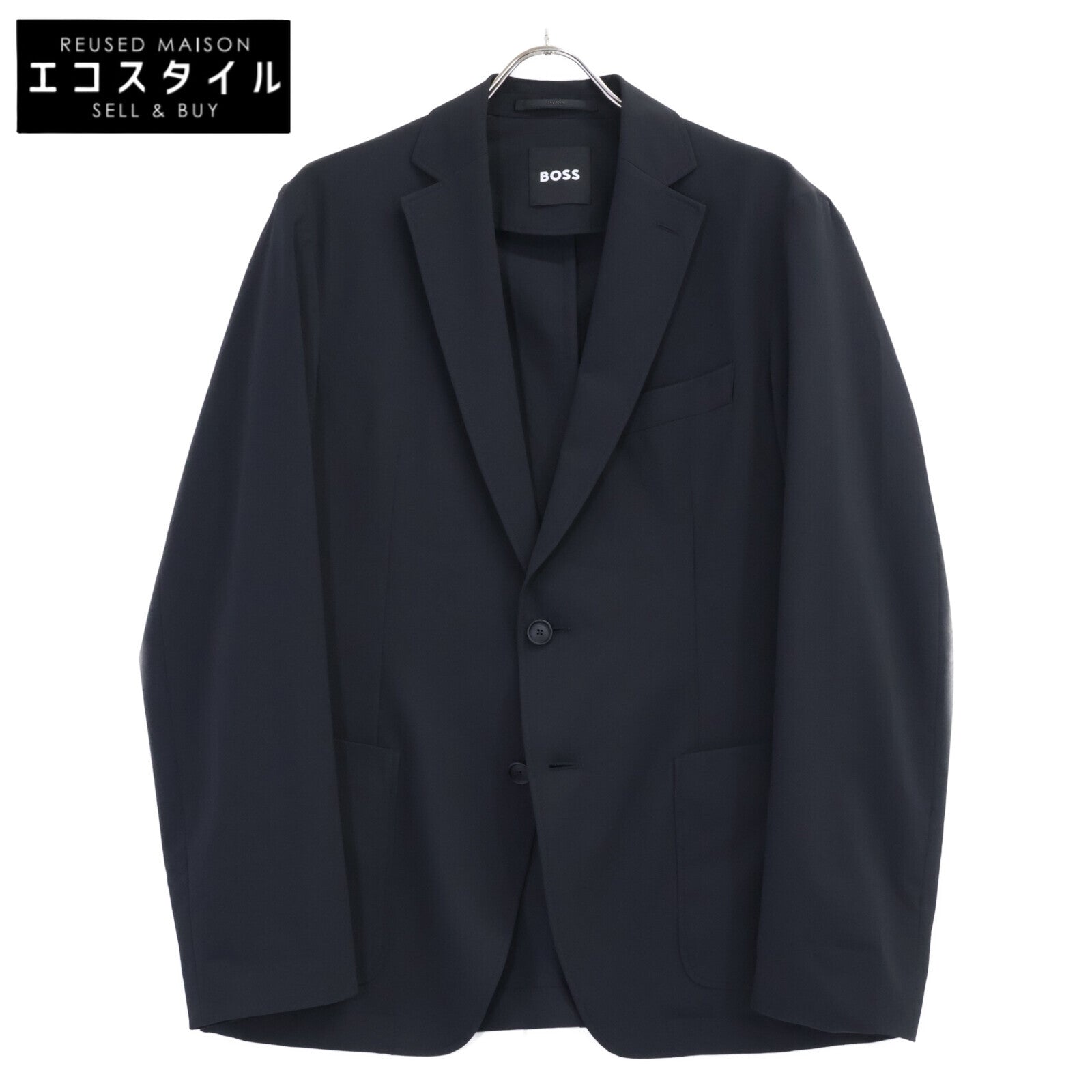 BOSS ボス ブラック 50521592 スリムフィットジャケット リンクルレジスタント ジャケット