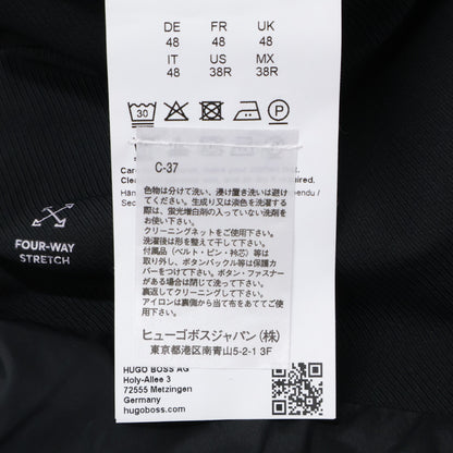 BOSS ボス ブラック 50521592 スリムフィットジャケット リンクルレジスタント ジャケット