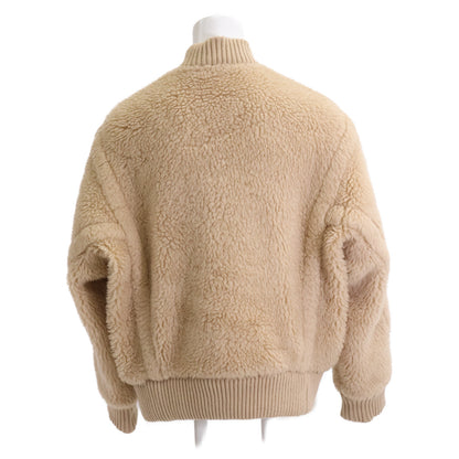 Max Mara マックスマーラ 【美品/国内正規】108103216 キャメルｘシルク テディベア ボンバージャケット ジャケット