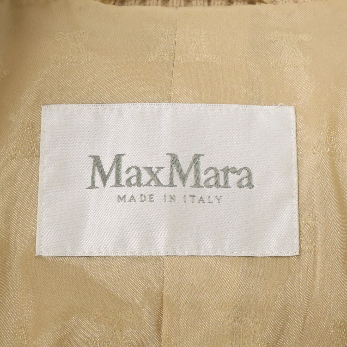 Max Mara マックスマーラ 【美品/国内正規】108103216 キャメルｘシルク テディベア ボンバージャケット ジャケット