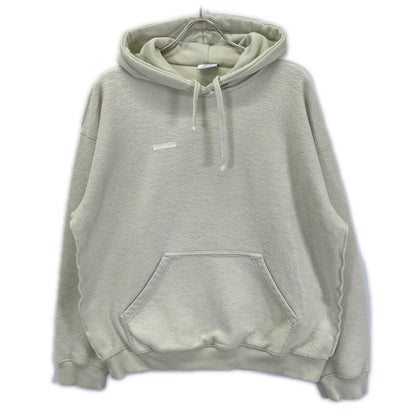 VETEMENTS Vetements WAH19TR107 Off-White Back-Patch Hoodie Top