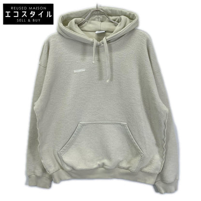 VETEMENTS Vetements WAH19TR107 Off-White Back-Patch Hoodie Top