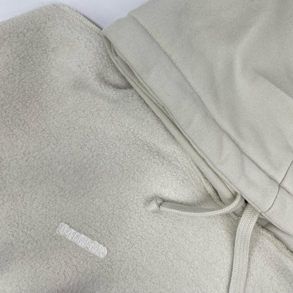 VETEMENTS Vetements WAH19TR107 Off-White Back-Patch Hoodie Top