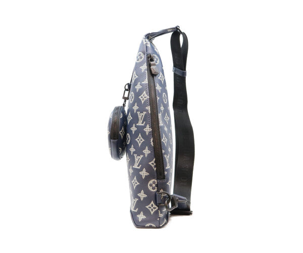 LOUIS VUITTON ルイヴィトン M24751 モノグラムシャドウ デュオ・スリング バッグ ボディバッグ