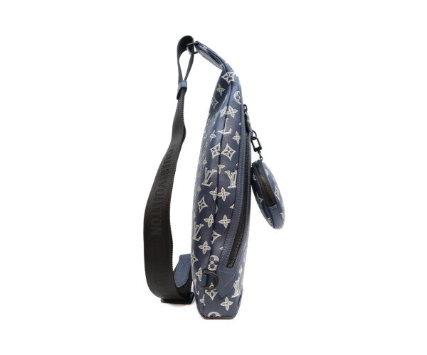 LOUIS VUITTON ルイヴィトン M24751 モノグラムシャドウ デュオ・スリング バッグ ボディバッグ