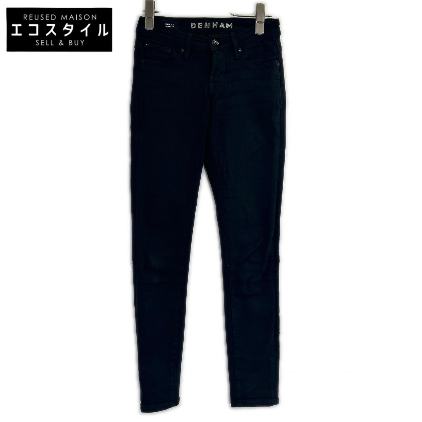 DENHAM デンハム ブラック SHARP SKINNY FIT 02-21-07-11-039 デニム ボトムス