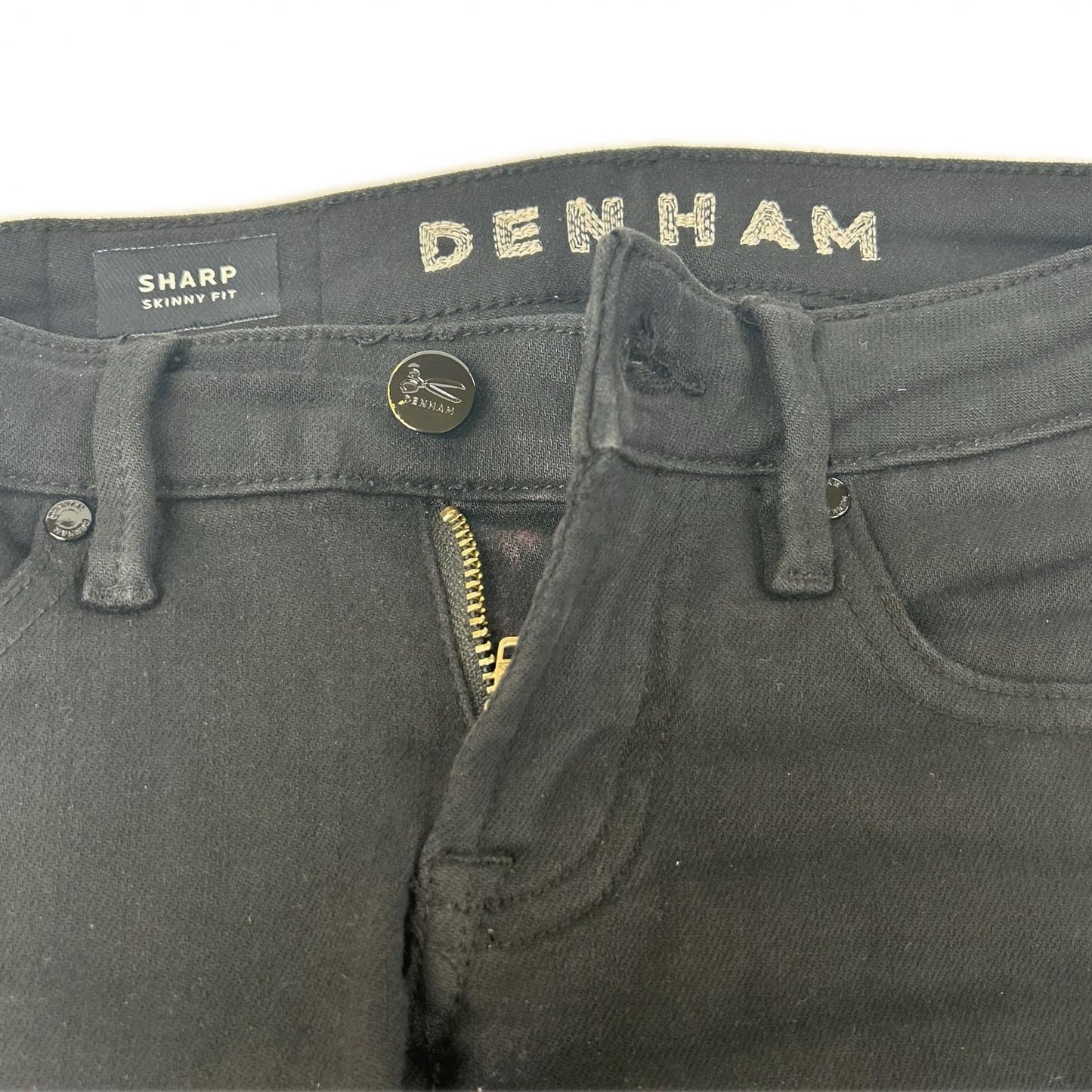 DENHAM デンハム ブラック SHARP SKINNY FIT 02-21-07-11-039 デニム ボトムス