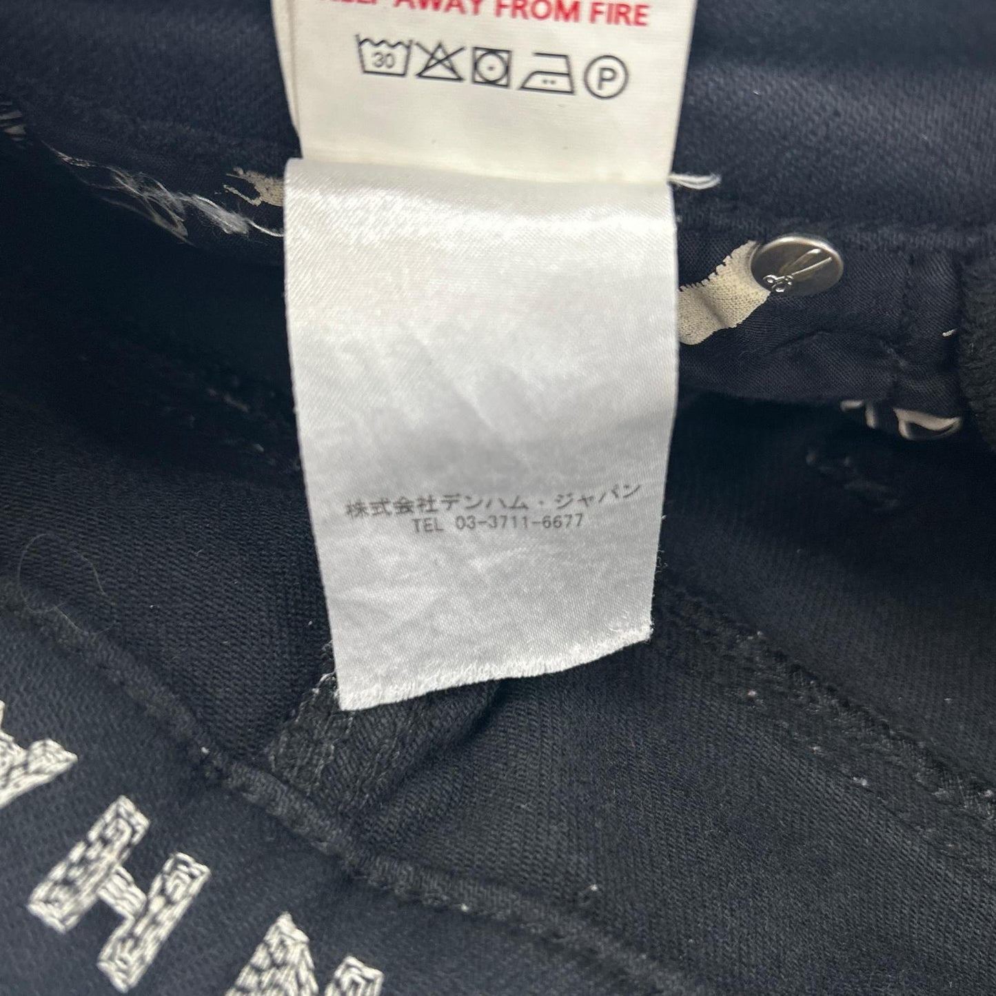 DENHAM デンハム ブラック SHARP SKINNY FIT 02-21-07-11-039 デニム ボトムス