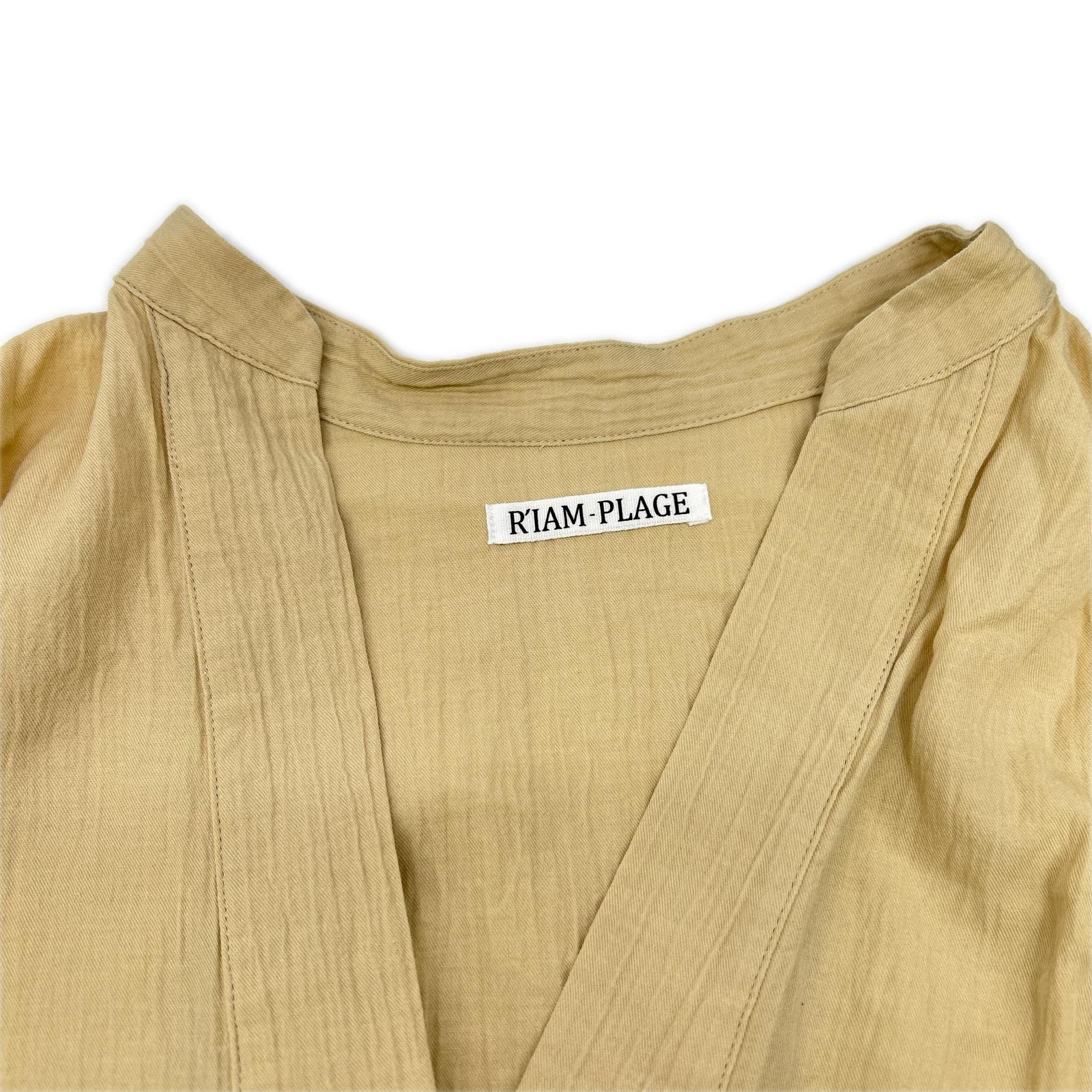 R'IAM-PLAGE リアムプラージュ 24-040-922-6050-2-0 ベージュ コットン ワンピース ワンピース