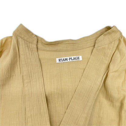 R'IAM-PLAGE リアムプラージュ 24-040-922-6050-2-0 ベージュ コットン ワンピース ワンピース