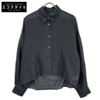 CLOCHE クロシェ 632-85588 グレー メッシュシャツ トップス