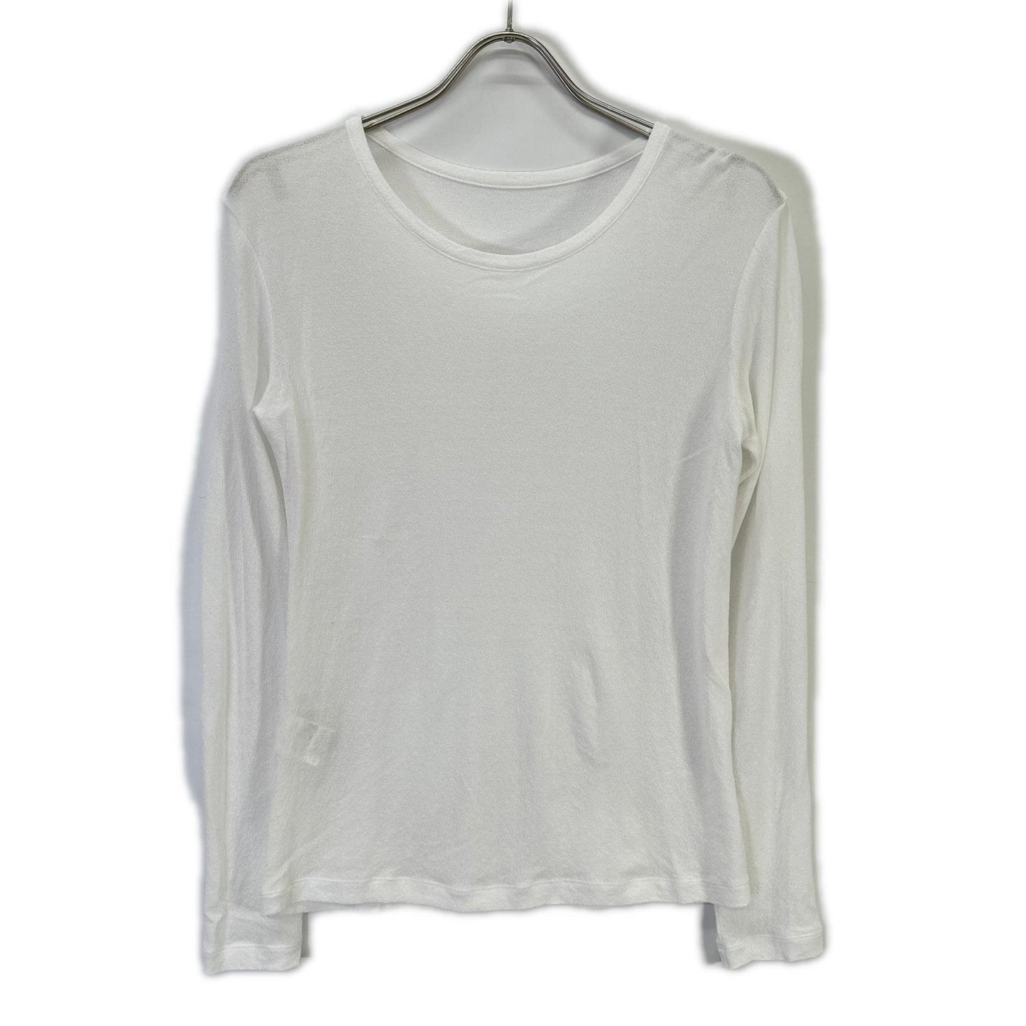Y's ワイズ YD-T67-962 ホワイト 60/ HARD TWISTED LONG SLEEVE T トップス