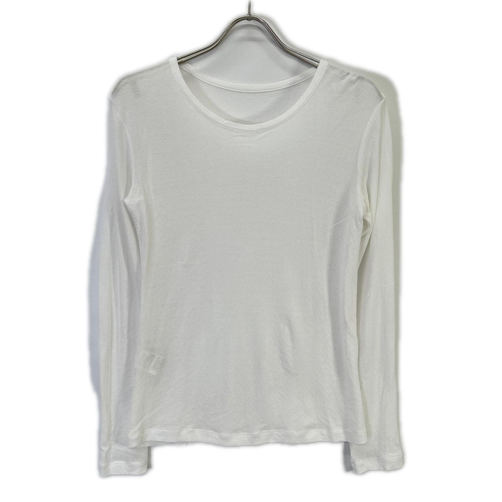 Y's ワイズ YD-T67-962 ホワイト 60/ HARD TWISTED LONG SLEEVE T トップス