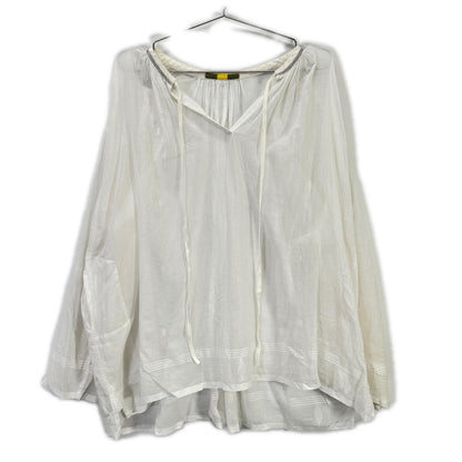 AODRESS アオドレス ホワイト コットン ガーゼシャツ アンサンブル トップス