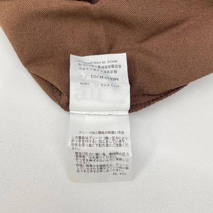 MeISSEYMIYAKE ミーイッセイミヤケ MI61FR701 ブラウン ZIG ZAG PLEATS トップス トップス