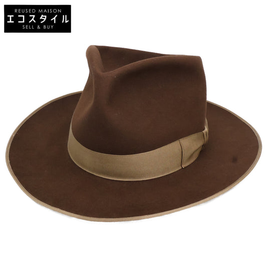 THE FAT HATTER ザ・ファットハッター 【美品】ビーバー 中折れハット 帽子