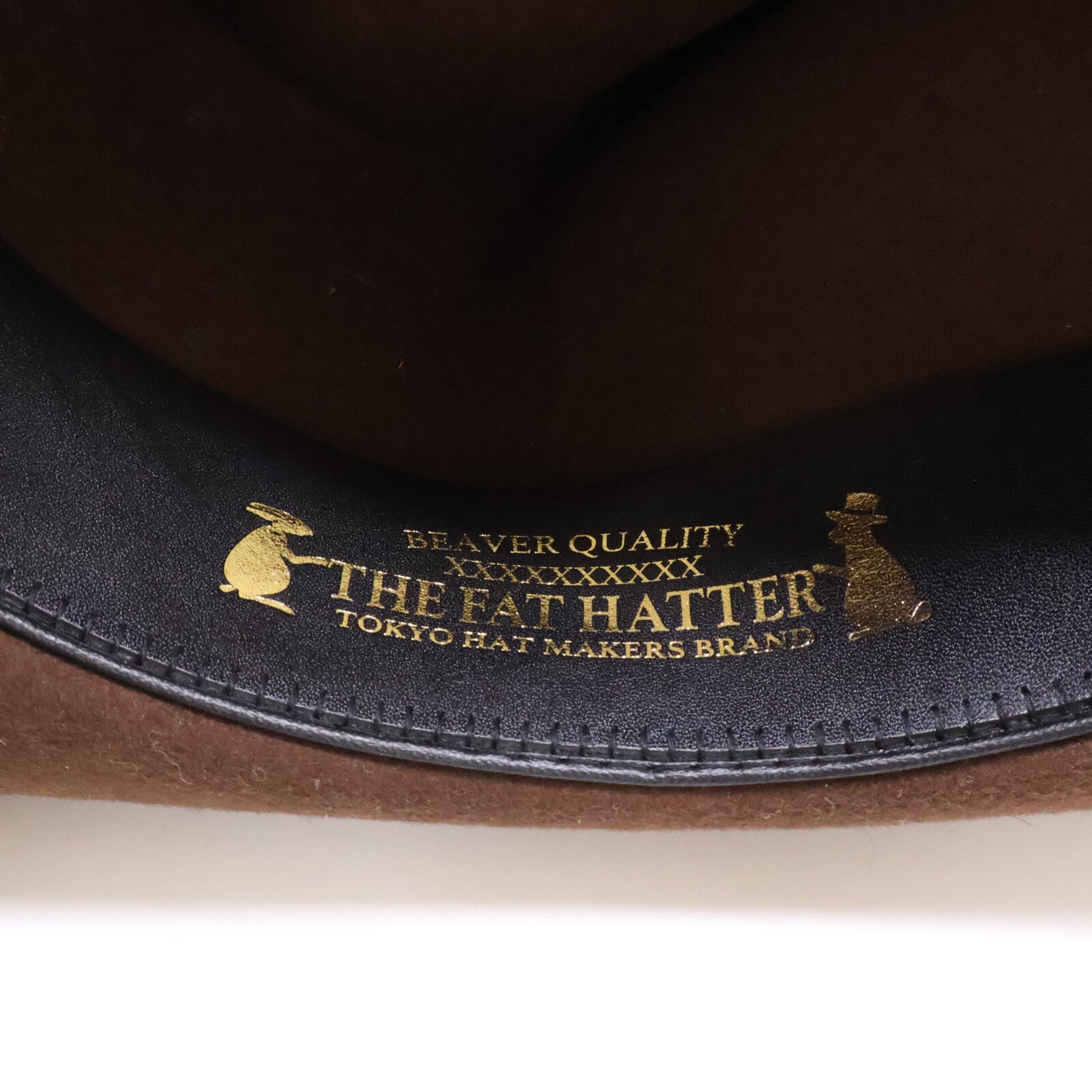 THE FAT HATTER ザ・ファットハッター 【美品】ビーバー 中折れハット 帽子