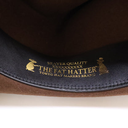 THE FAT HATTER ザ・ファットハッター 【美品】ビーバー 中折れハット 帽子