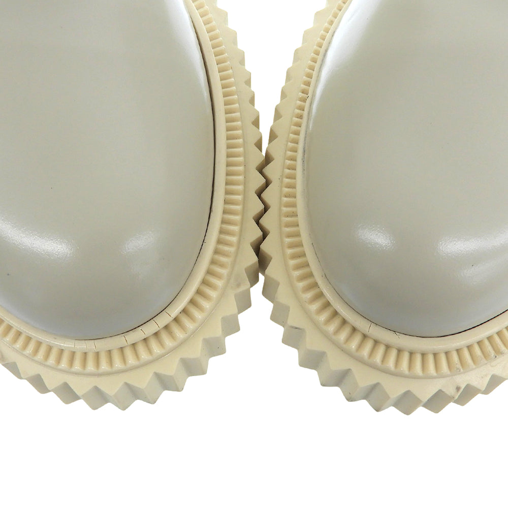 ADIEU PARIS アデュー 美品 パテントブーツ シューズ メンズ グレージュ 46 FW23-24 21391071 シューズ