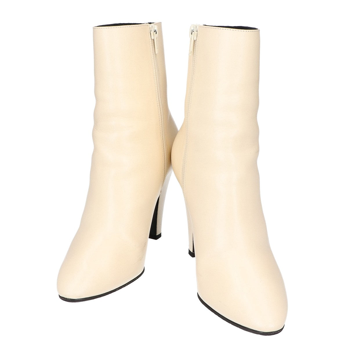 SAINT LAURENT PARIS サンローランパリ 658151 レザー サイドジップ アンクルブーツ シューズ