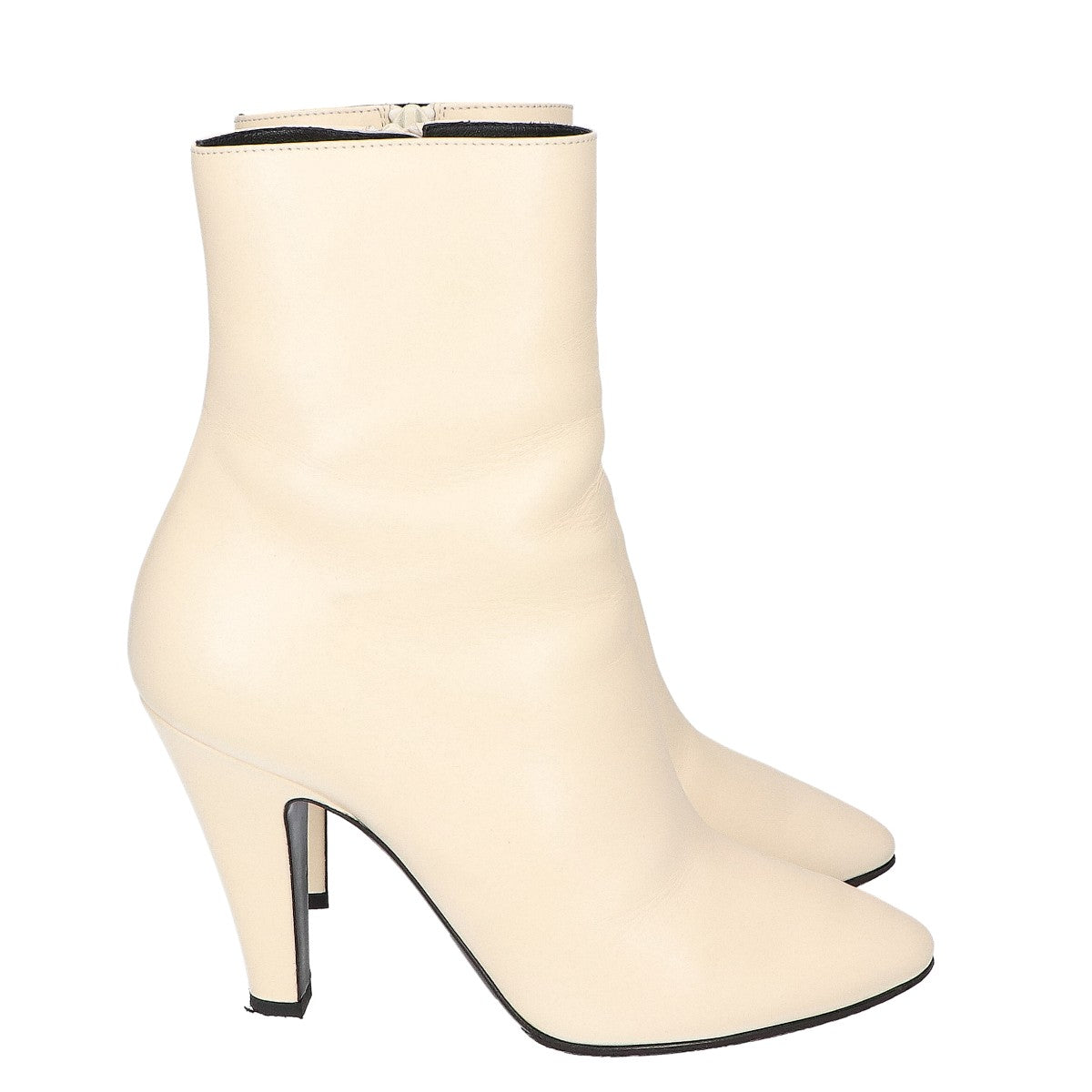 SAINT LAURENT PARIS サンローランパリ 658151 レザー サイドジップ アンクルブーツ シューズ