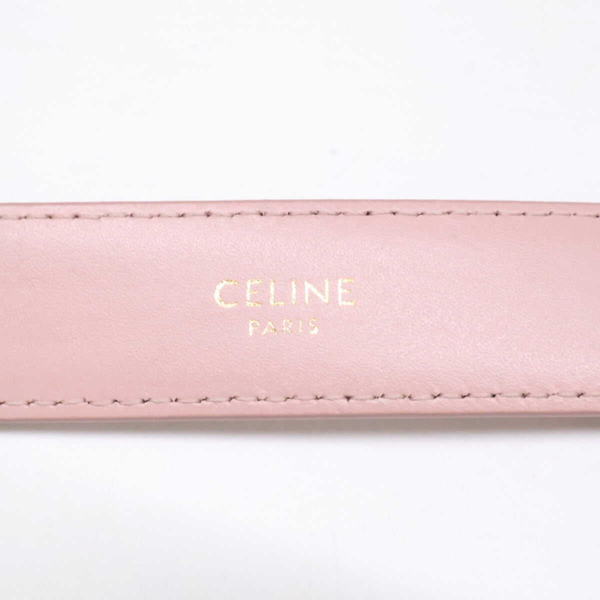 CELINE セリーヌ 【美品】U-NE-2291 トリオンフバックル レザー ベルト