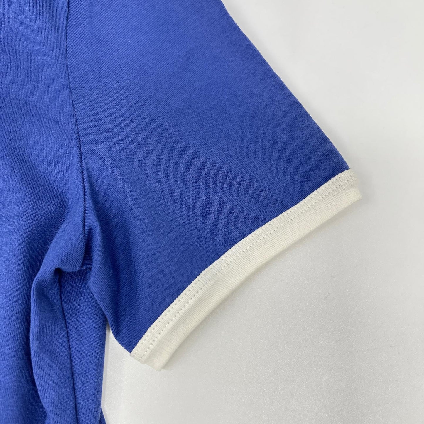 CELINE セリーヌ 2X815671Q ブルー フロッキー パイピング Tシャツ トップス