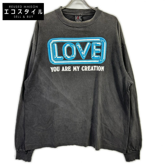 SAINT MICHAEL セントマイケル チャコール SM-YS1-0000-014 ロングスリーブTシャツ トップス