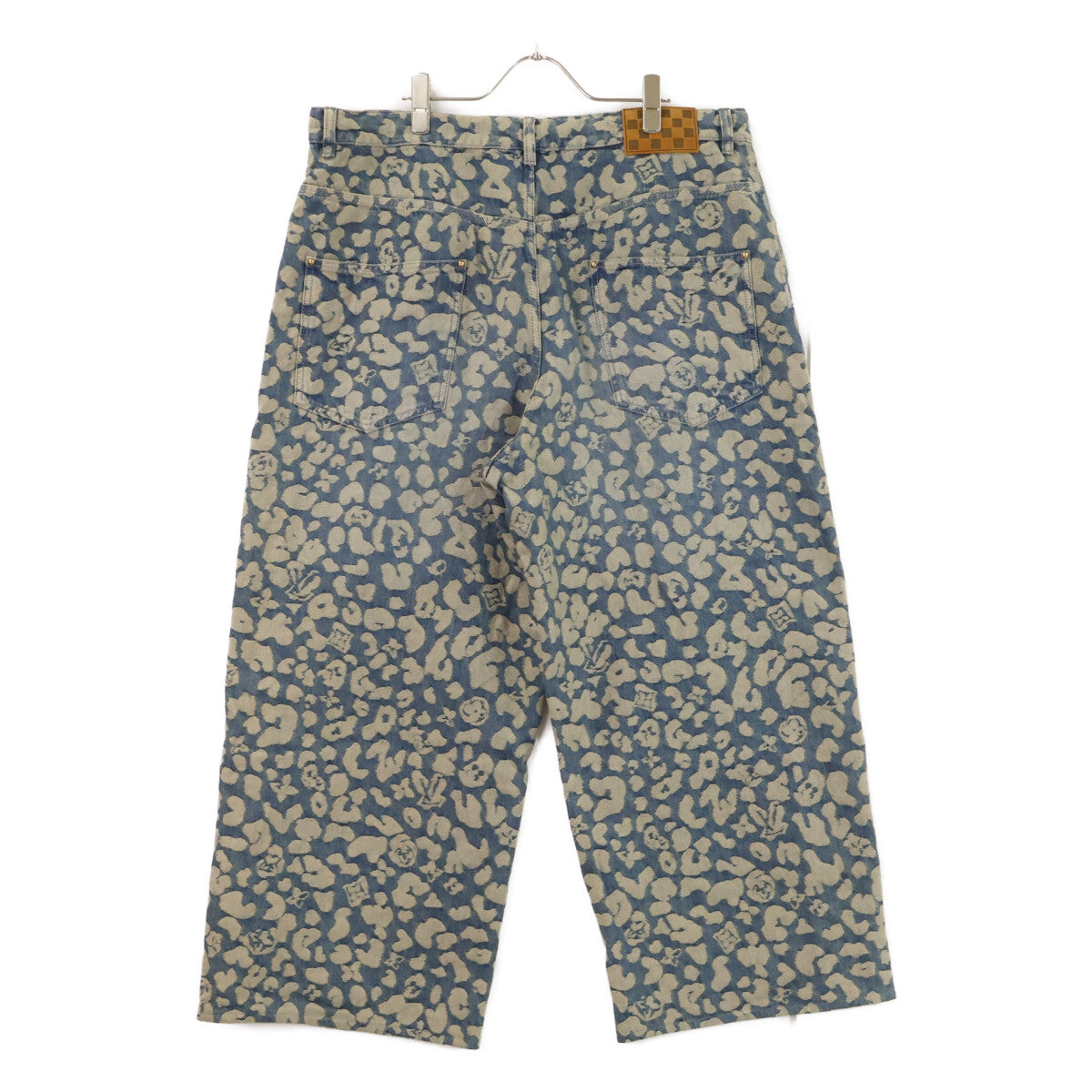 LOUIS VUITTON ルイヴィトン 【国内正規/25AW】RM252M XOT HTD62W 総柄 ジャカード ワークウェア ボタンフライ デニムパンツ ボトムス