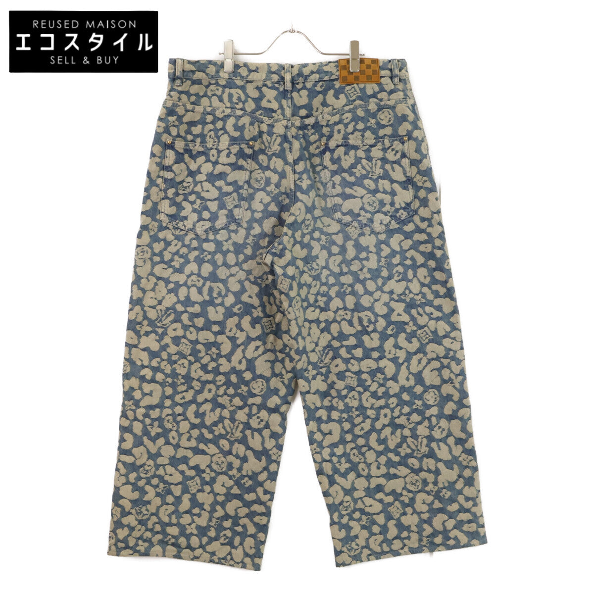 LOUIS VUITTON ルイヴィトン 【国内正規/25AW】RM252M XOT HTD62W 総柄 ジャカード ワークウェア ボタンフライ デニムパンツ ボトムス