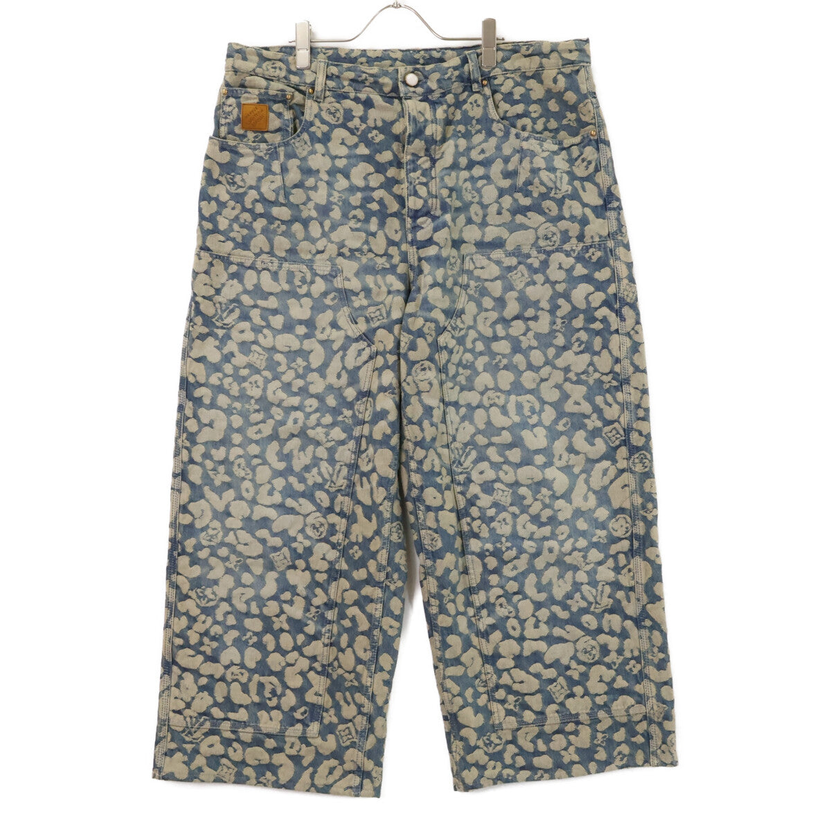 LOUIS VUITTON ルイヴィトン 【国内正規/25AW】RM252M XOT HTD62W 総柄 ジャカード ワークウェア ボタンフライ デニムパンツ ボトムス