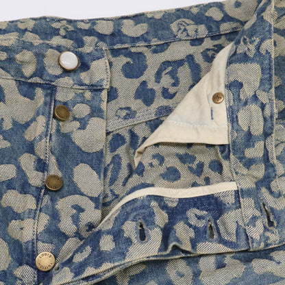 LOUIS VUITTON ルイヴィトン 【国内正規/25AW】RM252M XOT HTD62W 総柄 ジャカード ワークウェア ボタンフライ デニムパンツ ボトムス