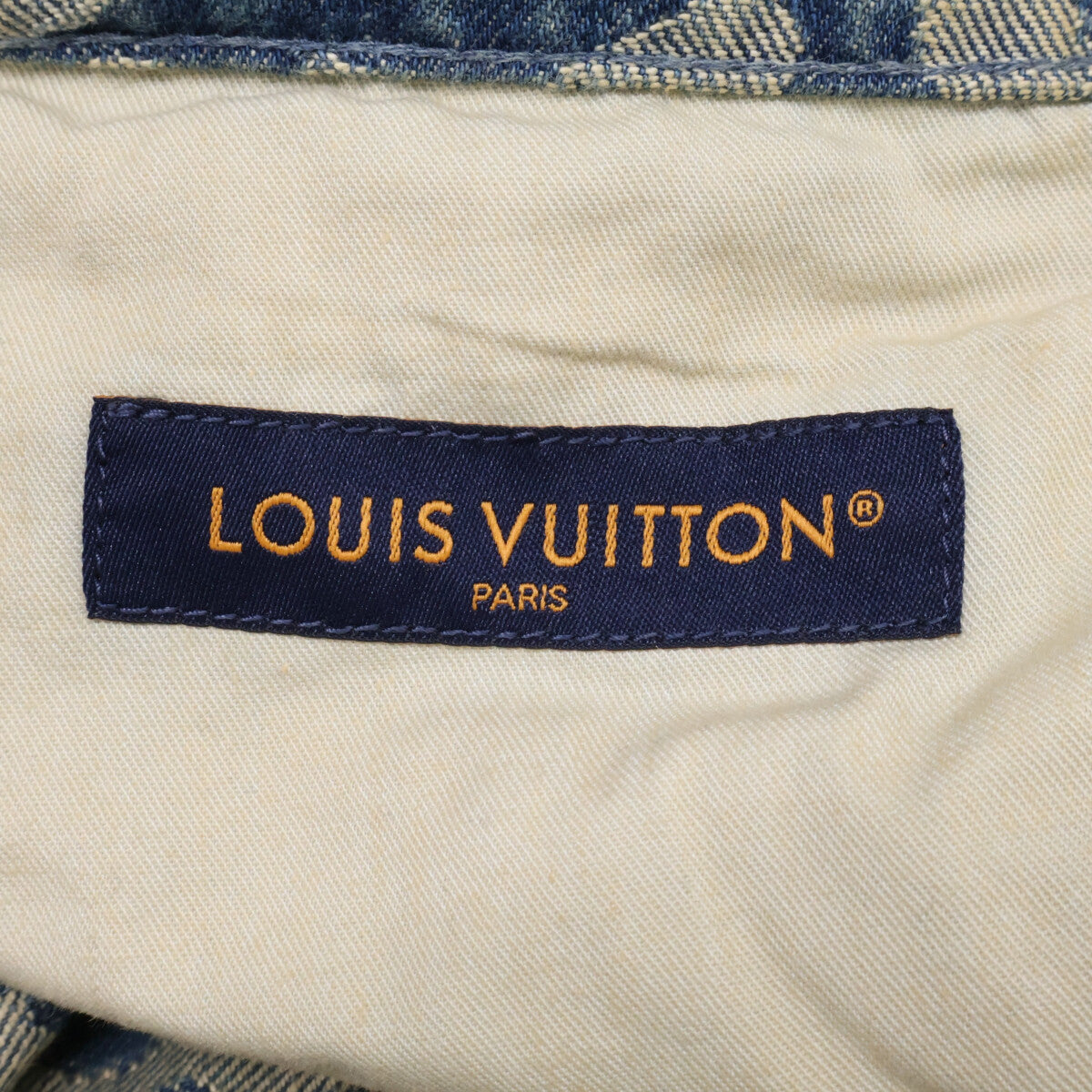 LOUIS VUITTON ルイヴィトン 【国内正規/25AW】RM252M XOT HTD62W 総柄 ジャカード ワークウェア ボタンフライ デニムパンツ ボトムス