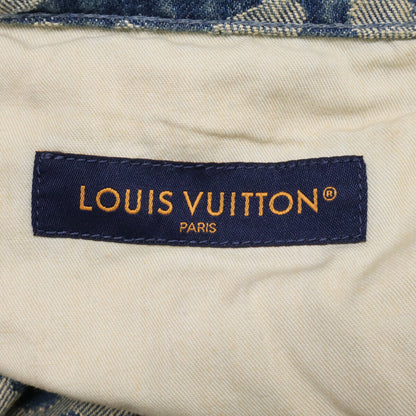LOUIS VUITTON ルイヴィトン 【国内正規/25AW】RM252M XOT HTD62W 総柄 ジャカード ワークウェア ボタンフライ デニムパンツ ボトムス