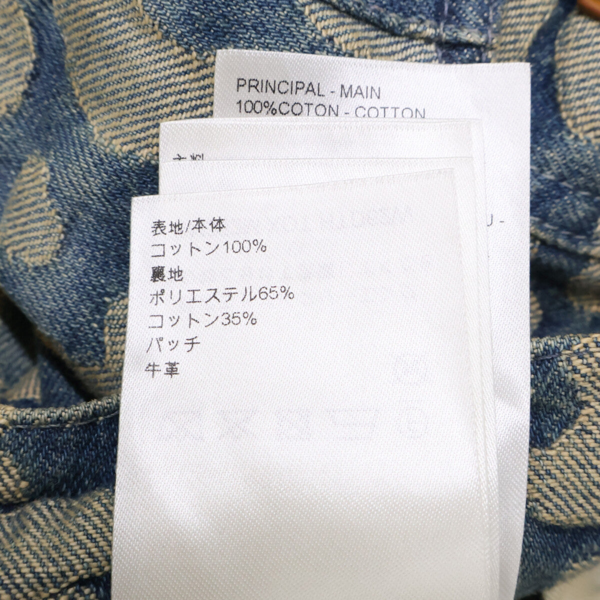 LOUIS VUITTON ルイヴィトン 【国内正規/25AW】RM252M XOT HTD62W 総柄 ジャカード ワークウェア ボタンフライ デニムパンツ ボトムス