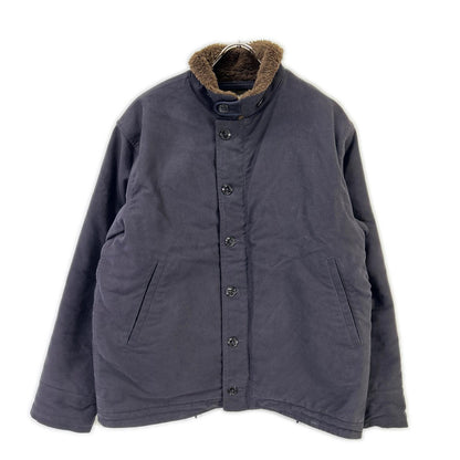 THE REAL MCCOY'S The Real McCoy's Navy alpaca-collar NXsx11235 N-1 deck jacket jacket